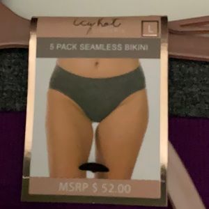 NWT icy hot 5pack Seamless Bikini size L